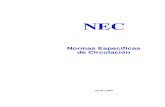 Normas Específicas de Circulación NEC