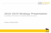 Eni's Strategy Presentation 2016 2019