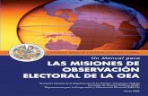 Un Manual para las Misiones de Observación Electoral de la OEA