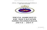 Reglamento Natación Sincronizada 2013-2017