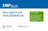 Guia registro web JUMP Math