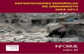 Exportaciones españolas de armamento 2005-2014. Alimentando ...