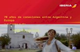 70 años de conexiones entre Argentina y Europa