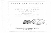La política / por Aristóteles ; traducción de Pedro Simón Abril