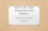Visita del papa francisco en méxico