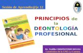 Clase 12 Principios de la deontología profesional. Universidad Nacional de Educación