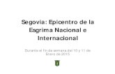 Segovia: Epicentro de la Esgrima Nacional e Internacional