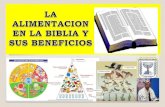 LA ALIMENTACION EN LA BIBLIA Y SUS BENEFICIOS