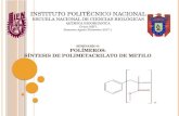 Seminario 8 Síntesis de polimetacrilato de metilo