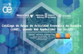 Catálogo de Áreas de Actividad Económica de Navarra (cAAE), usando Web AppBuilder for ArcGIS.- Conferencia Esri 2016