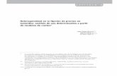 Heterogeneidad en la fijación de precios en Colombia: análisis de sus determinantes a partir de modelos de conteo* Tomo I