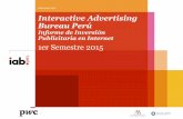 Informe de inversion publicitaria en internet   iab peru - 2015 semestre 1