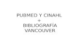 Buscando en PubMed y CINAHL