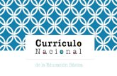 Currículo Nacional  de la Educación Básica 2017.