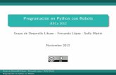 Programación en Python con Robots - JUICa 2012