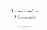 Conociendo a venezuela