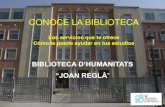 Biblioteca d'Humanitats Joan Regla