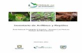 Inventario de Anfibios y Reptiles