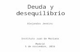 Alejandro Jenkins - Deuda y desequilibrio