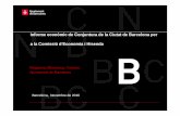 Informe econòmic de Conjuntura de la Ciutat de Barcelona per a la Comissió d'Economia i Hisenda - Novembre 2016