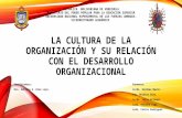 la cultura de la organizacion y su relacion con el desarrollo organizacional