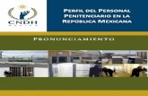 perfil del personal penitenciario en la república mexicana