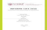 Informe riesgos CIFA 2016