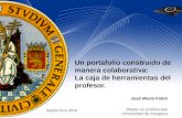 UN PORTAFOLIO CONSTRUIDO DE MANERA COLABORATIVA: LA CAJA DE HERRAMIENTAS DEL PROFESOR