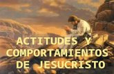 Las actitudes y comportamientos de jesus
