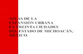 Atlas de la Expansión Urbana  en Michoacan
