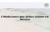 5 Malecones que debes visitar en México
