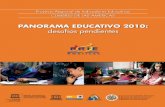 Panorama educativo 2010: desafíos pendientes; 2011