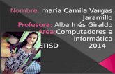 Maria Camila Vargas Jaramillo 7°e