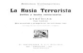 La Rusia Terrorista : perfiles y bocetos revolucionarios por Stepniak