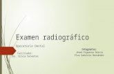 Examen radiografico