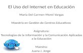 El uso del internet en educacion