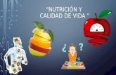 Nutrición y calidad de vida