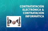 Contratatación electrónica & contratación informática