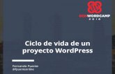 Ciclo de vida de un proyecto WordPress