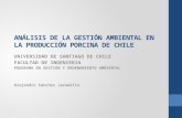 Análisis de la Gestión Ambiental en la Producción Porcina de Chile