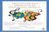 Programación Educación musical 2016-17