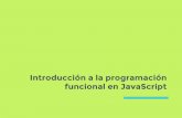 Charla congreso web introducción programación funcional en JavaScript