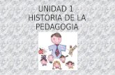 Unidad 1 resumen pedagogia
