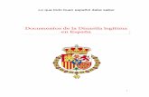 Dos documentos de la Dinastía legítima en España