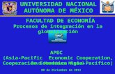 APEC: Cooperación Económica Asia Pacífico