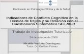 Indicadores de Conflicto Cognitivo en la Técnica de Rejilla y su Relación con el Cuestionario Sintomático SCL-90-R