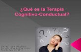 Introducción a la Terapia cognitivo conductual