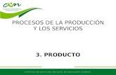 El producto y proceso-Unidad 3