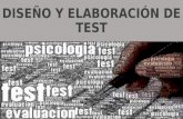 DISEÑO Y ELABORACION DE TEST PSICOLOGICOS
