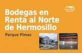 Bodegas en Renta al Norte de Hermosillo